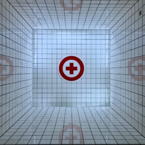 red and white no smoking sign on gray tiled floor